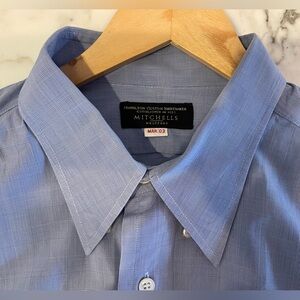 Hamilton Custom Blue Dress Shirt - 16.5/33